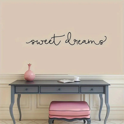 Sweet Dreams text väggdekor - Sovrumsdekor - 40x20cm - Modern design - Väggdekorshopen