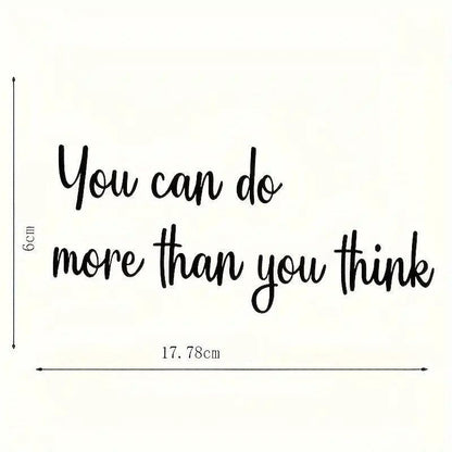 You can do more than you think väggdekor - Motiverande text - 40x30cm - Inspirerande design - Väggdekorshopen	