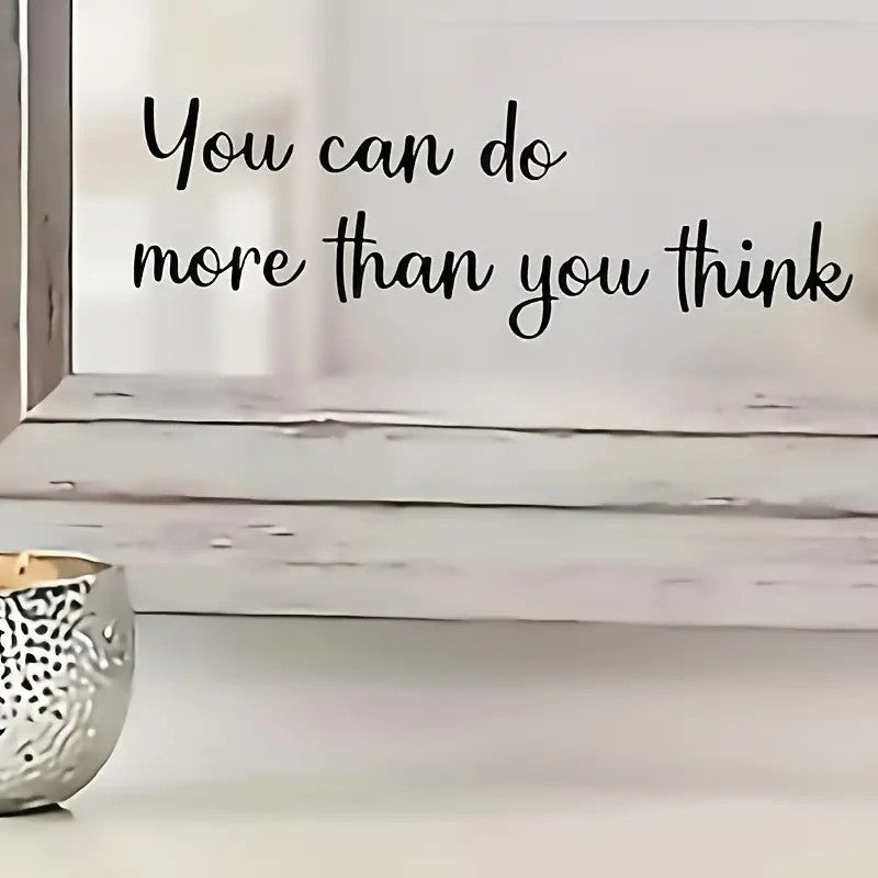 You can do more than you think väggdekor - Motiverande text - 40x30cm - Inspirerande design - Väggdekorshopen	