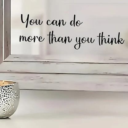 You can do more than you think väggdekor - Motiverande text - 40x30cm - Inspirerande design - Väggdekorshopen	