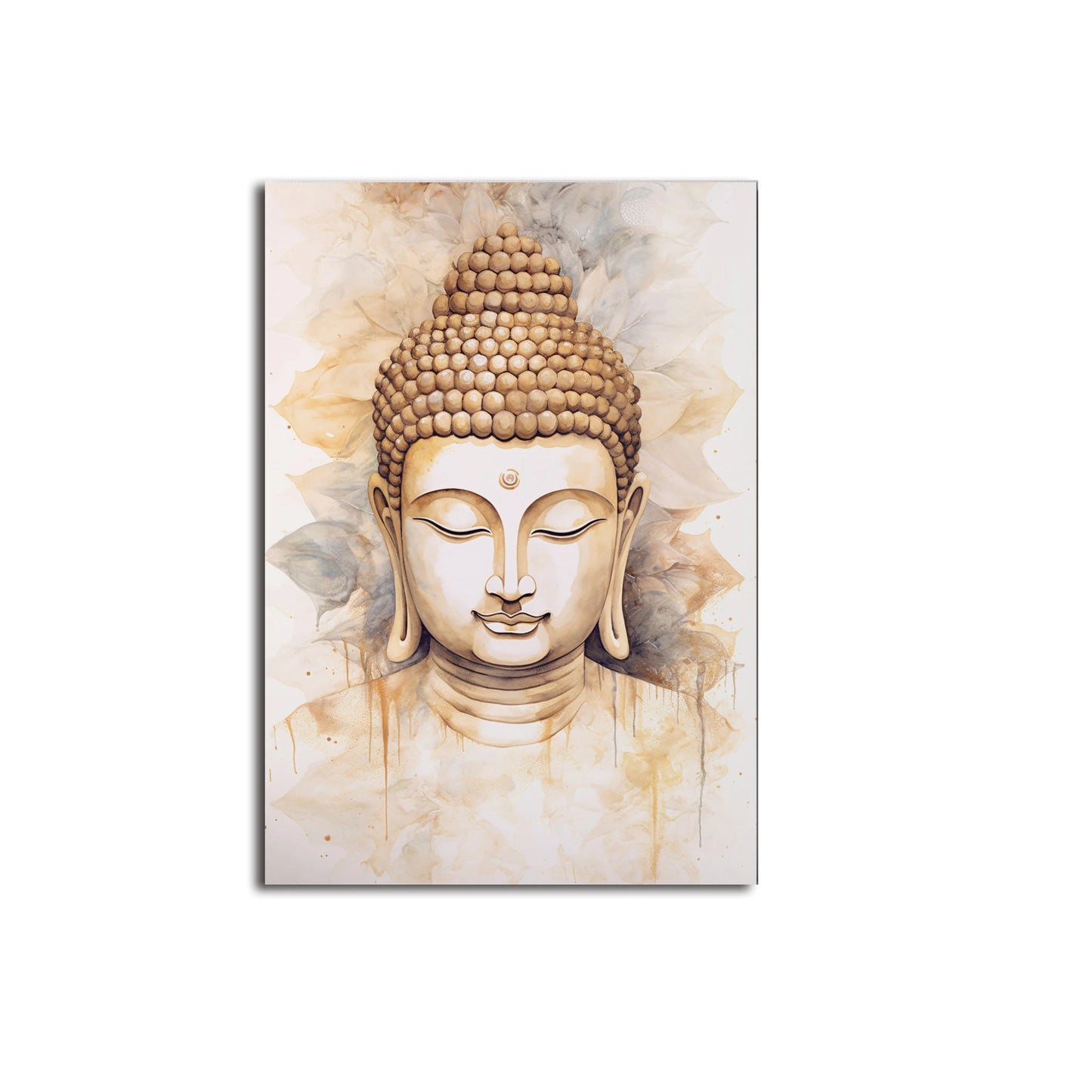 Livets träd poster med Buddha - Andlig design - Meditativ väggkonst - Väggdekorshopen	