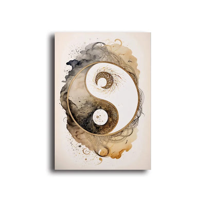 Livets träd poster med Buddha - Andlig design - Meditativ väggkonst - Väggdekorshopen	
