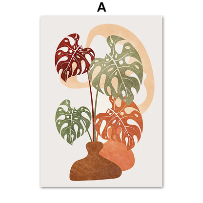 Monstera boho  - Bohemisk design - shopen