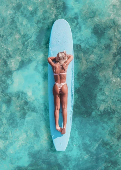 Strandmotiv och surfkultur poster - Strandliv design - Väggdekorshopen	