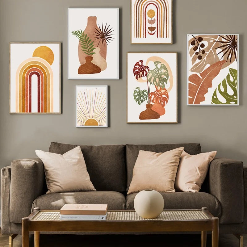 Monstera boho  - Bohemisk design - shopen