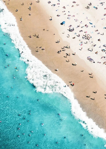 Strandmotiv och surfkultur poster - Strandliv design - Väggdekorshopen	