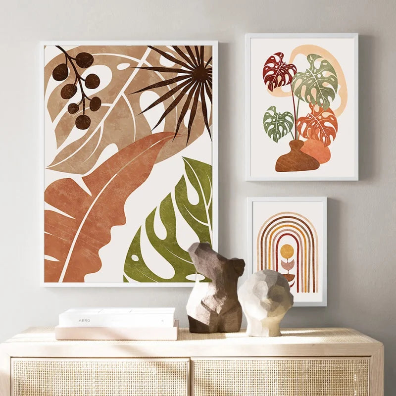 Monstera boho  - Bohemisk design - shopen